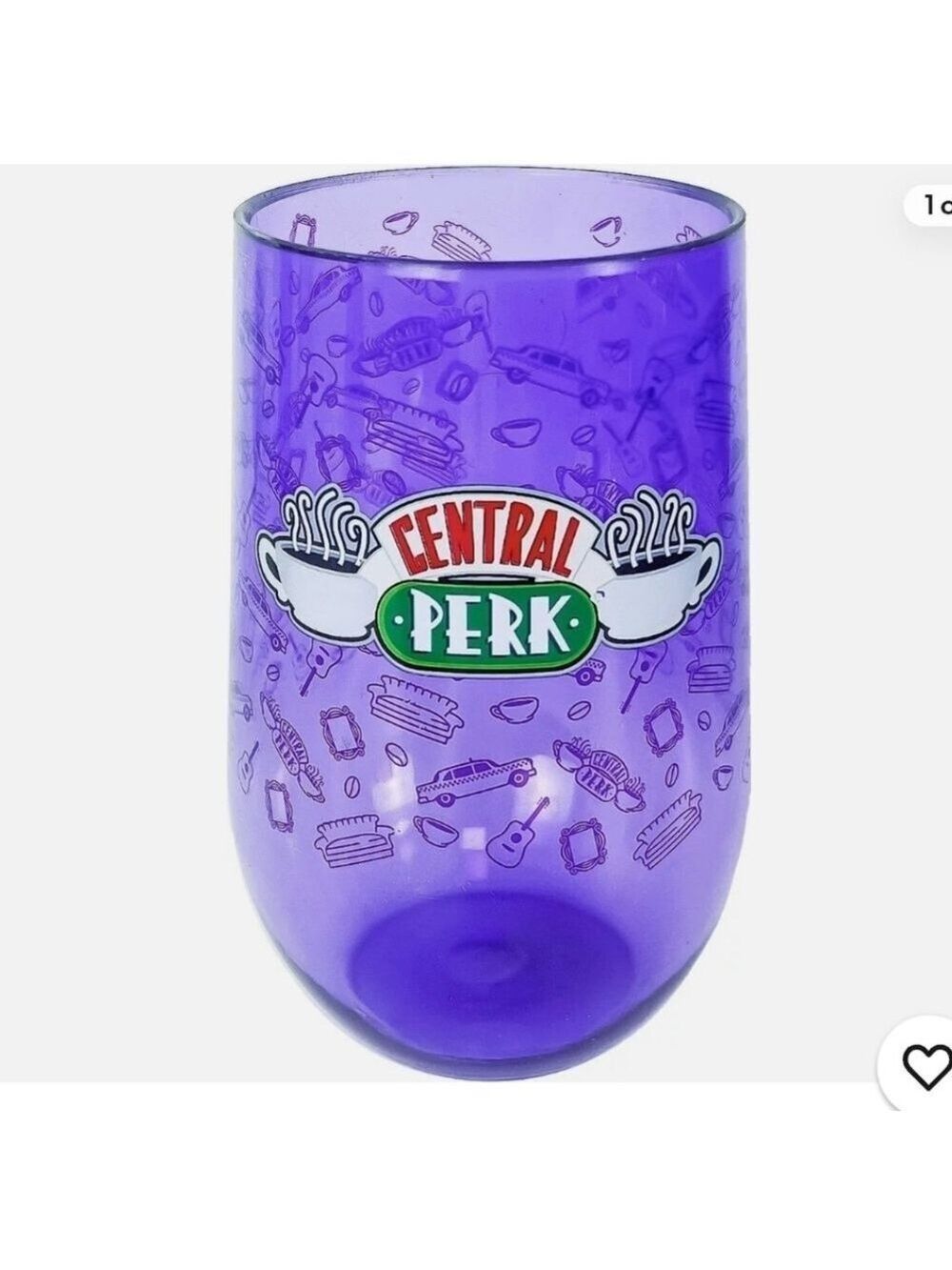FRIENDS Central Perk Wine Cup NWT
